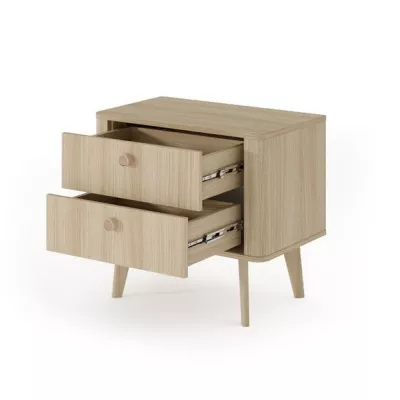Stolík k posteli TROY - dub barista