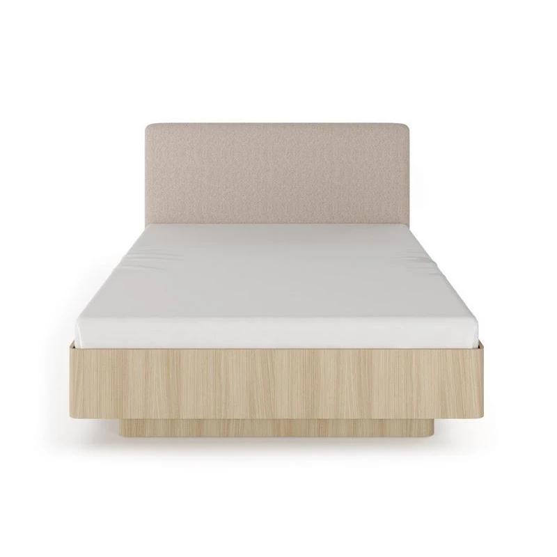 Manželská posteľ s úložným priestorom 160x200 TROY - dub barista