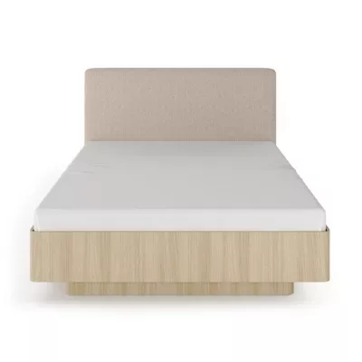 Manželská posteľ s úložným priestorom 160x200 TROY - dub barista