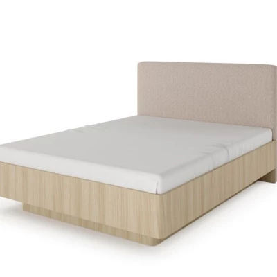 Manželská posteľ s úložným priestorom 160x200 TROY - dub barista