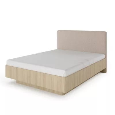 Manželská posteľ s úložným priestorom 160x200 TROY - dub barista