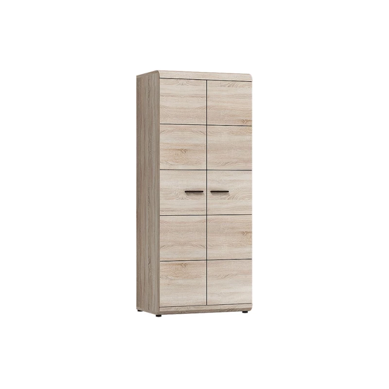 Skriňa so šatníkovou tyčou 80 cm LUVERNE - dub sonoma