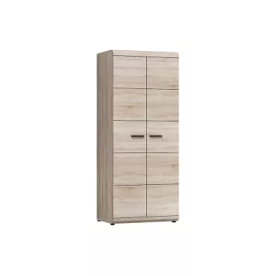 Skriňa so šatníkovou tyčou 80 cm LUVERNE - dub sonoma