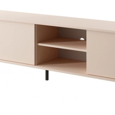 Televízny stolík 203 cm SLOCOMB - béžový