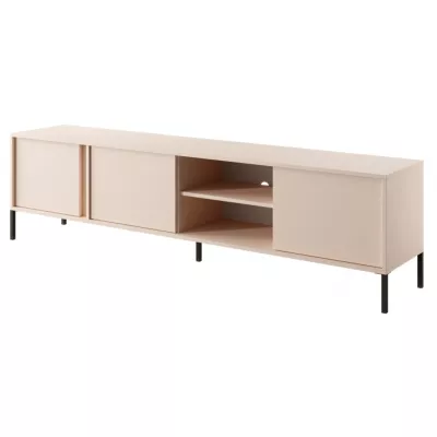 Televízny stolík 203 cm SLOCOMB - béžový