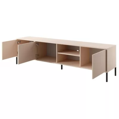 Televízny stolík 203 cm SLOCOMB - béžový