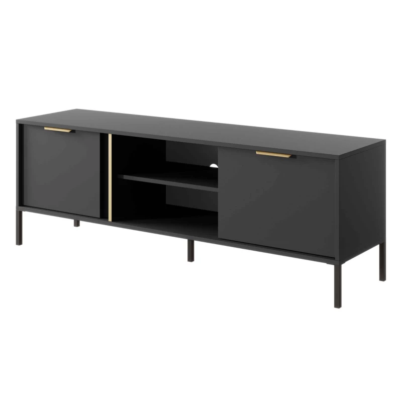 TV stolík 153 cm HARTSELE - antracitový