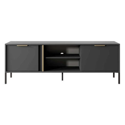 TV stolík 153 cm HARTSELE - antracitový