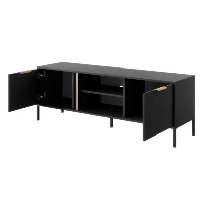 TV stolík 153 cm HARTSELE - antracitový