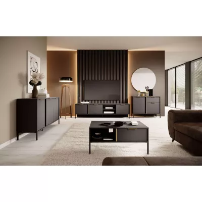 TV stolík 153 cm HARTSELE - antracitový