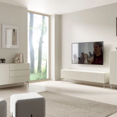 Široký televízny stolík BOAZ - kašmír