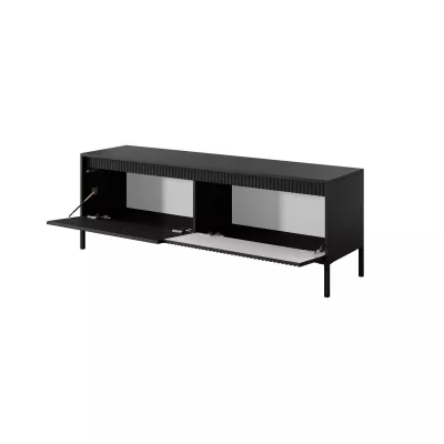 TV stolík 153 cm MOULTON - čierny
