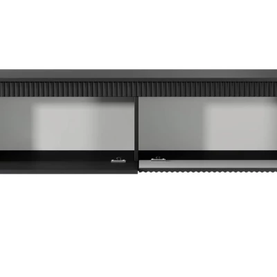 TV stolík 153 cm MOULTON - čierny