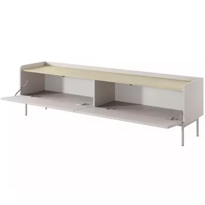 TV stolík 153 cm MATION - dub scandi / béžový