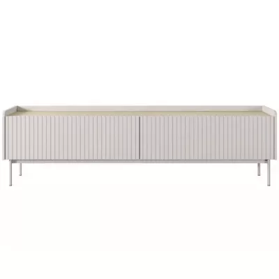 TV stolík 153 cm MATION - dub scandi / béžový