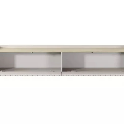 TV stolík 153 cm MATION - dub scandi / béžový