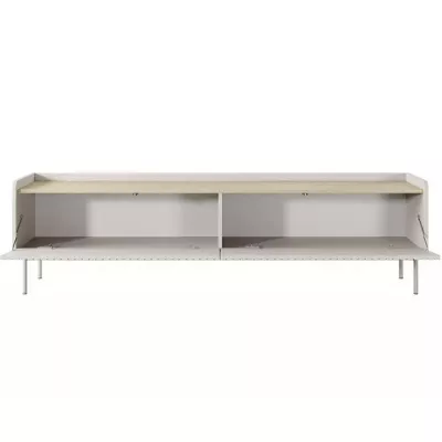 TV stolík 153 cm MATION - dub scandi / béžový