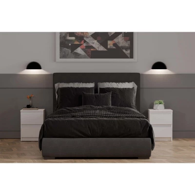 Set 2x nočný stolík TAAVI - biely