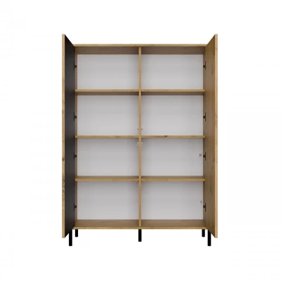 Vysoká policová skriňa 104 cm ELBA - dub artisan