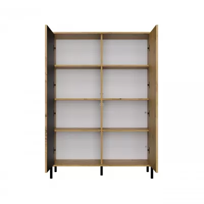 Vysoká policová skriňa 104 cm ELBA - dub artisan