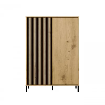 Vysoká policová skriňa 104 cm ELBA - dub artisan