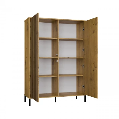 Vysoká policová skriňa 104 cm ELBA - dub artisan