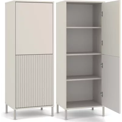 Dvojdverová policová skriňa 54 cm ELBA - kašmír