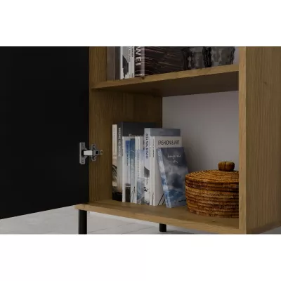 Policová úzka skriňa 54 cm ELBA - dub artisan