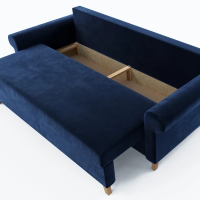 Trojmiestna rozkladacia pohovka NAFETA - modrá