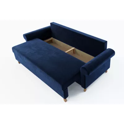 Trojmiestna rozkladacia pohovka NAFETA - modrá