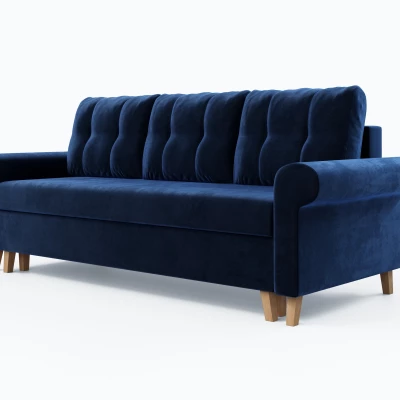 Trojmiestna rozkladacia pohovka NAFETA - modrá