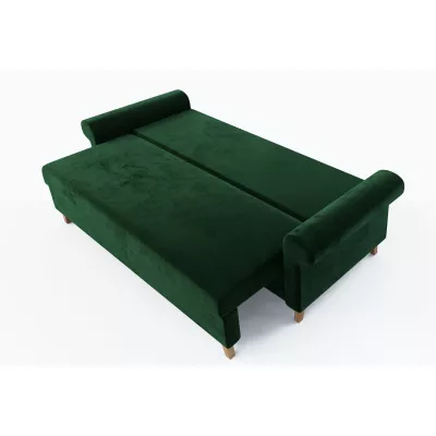 Trojmiestna rozkladacia pohovka NAFETA - zelená