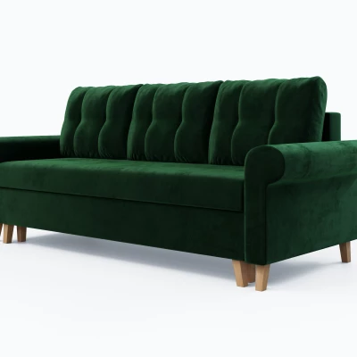 Trojmiestna rozkladacia pohovka NAFETA - zelená