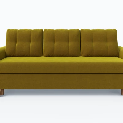 Trojmiestna rozkladacia pohovka NAFETA - žltá