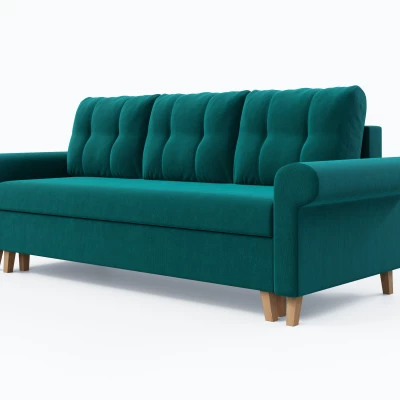 Trojmiestna rozkladacia pohovka NAFETA - tyrkysová