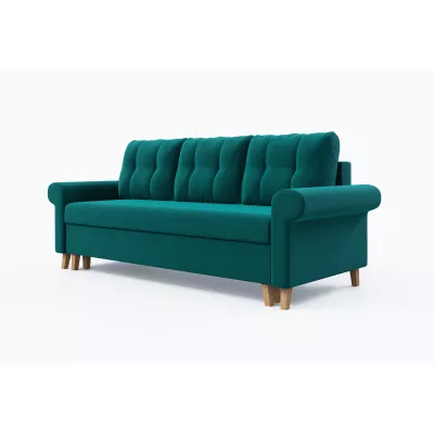 Trojmiestna rozkladacia pohovka NAFETA - tyrkysová