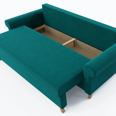 Trojmiestna rozkladacia pohovka NAFETA - tyrkysová