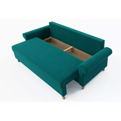 Trojmiestna rozkladacia pohovka NAFETA - tyrkysová