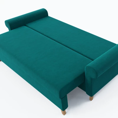 Trojmiestna rozkladacia pohovka NAFETA - tyrkysová