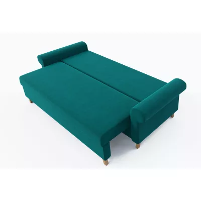 Trojmiestna rozkladacia pohovka NAFETA - tyrkysová