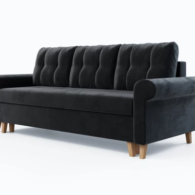 Trojmiestna rozkladacia pohovka NAFETA - grafitová 2