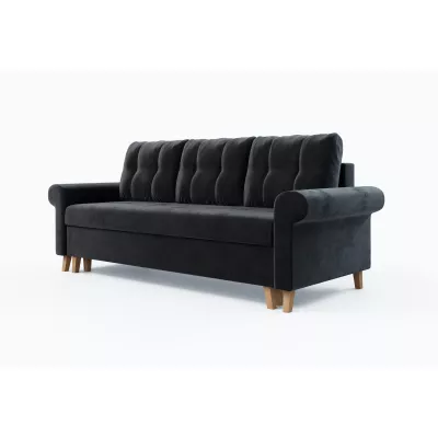 Trojmiestna rozkladacia pohovka NAFETA - grafitová 2