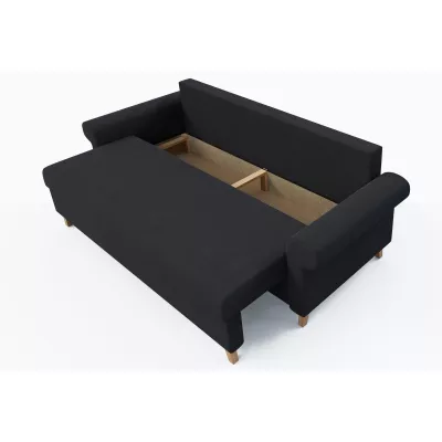 Trojmiestna rozkladacia pohovka NAFETA - grafitová 2