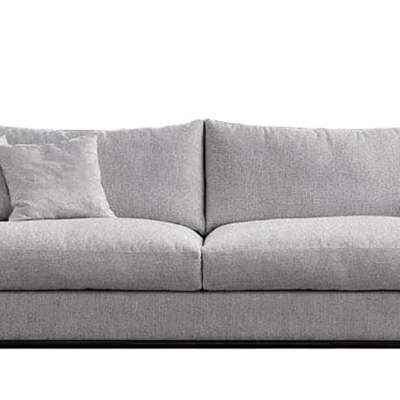 Rozkladacia dvojmiestna pohovka MAKLESA - šedá