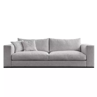 Rozkladacia dvojmiestna pohovka MAKLESA - šedá