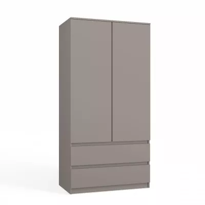 Šatníková skriňa do predsiene 90 cm TAAVI - šedá