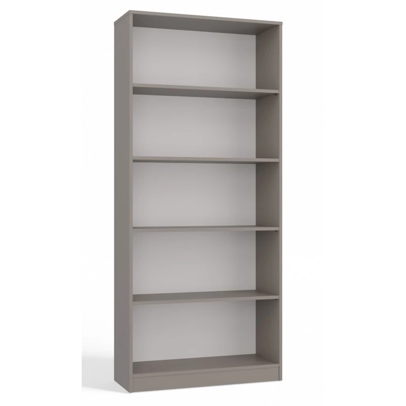 Úzka knižnica RAUNO - 80 cm, šedá