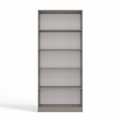 Úzka knižnica RAUNO - 80 cm, šedá