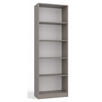 Úzka knižnica RAUNO - 60 cm, šedá