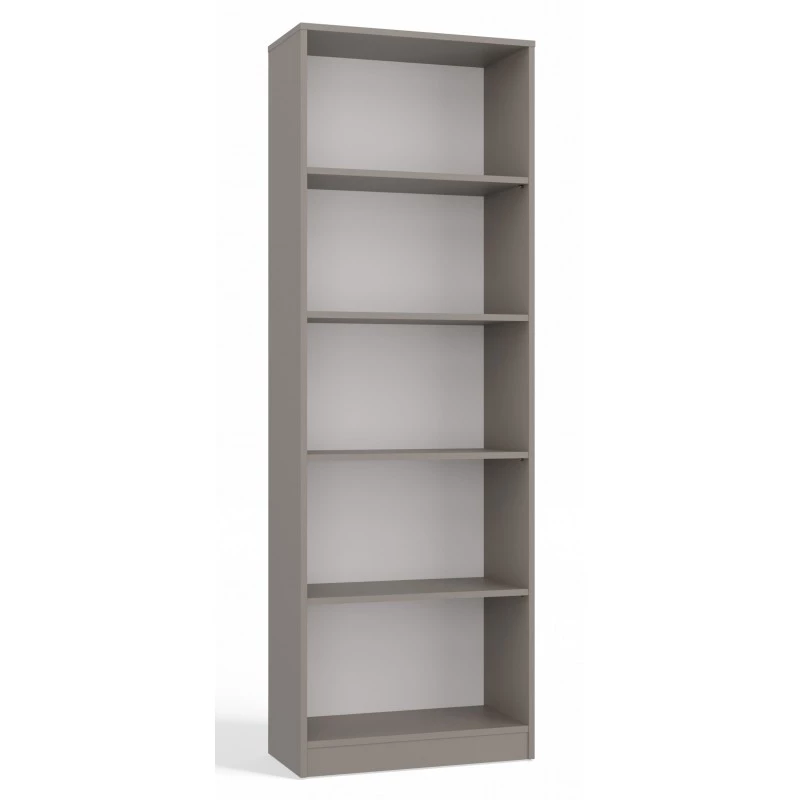 Úzka knižnica RAUNO - 60 cm, šedá